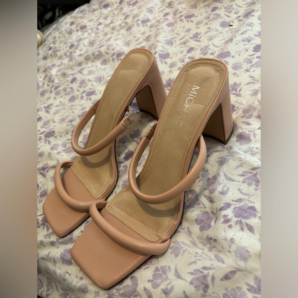 Nude Heel Sandal